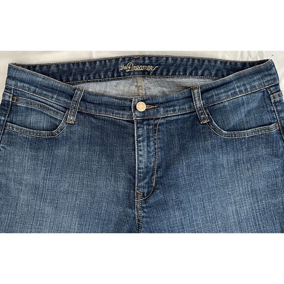 Old Navy Women's Vintage Y2K 'The Dreamer' Bootcut Denim Blue Jeans Size 14 - Picture 4 of 6